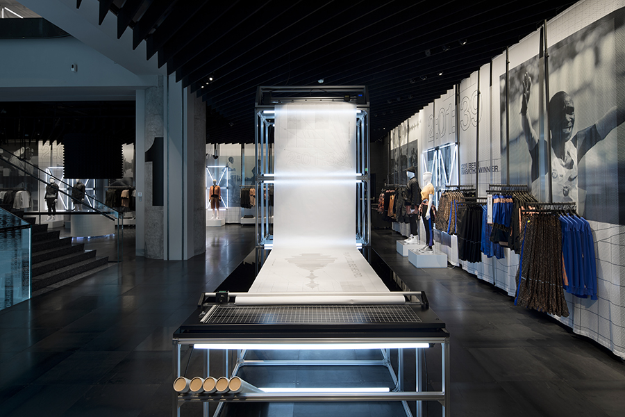 耐克展臺設計體驗館